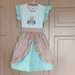 Embroidered Rabbit dress 6/7